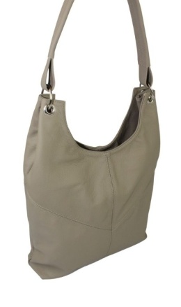 Torebka Skórzana MAGRE (PL) AGNIESZKA Skóra Naturalna KAWA Z MLEKIEM