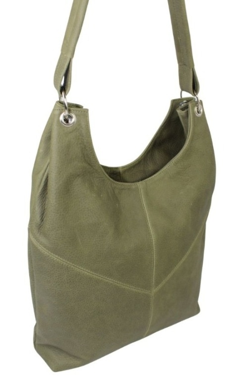 Torebka Skórzana MAGRE (PL) AGNIESZKA Skóra Naturalna OLIWKOWY 