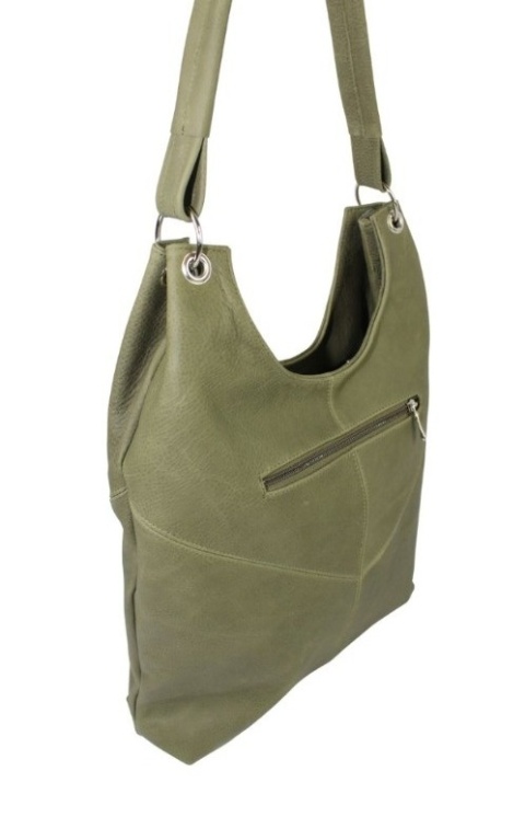 Torebka Skórzana MAGRE (PL) AGNIESZKA Skóra Naturalna OLIWKOWY 