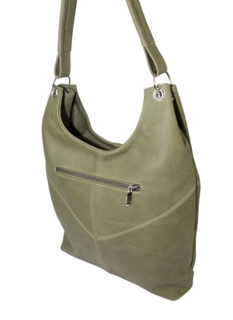 Torebka Skórzana MAGRE (PL) AGNIESZKA Skóra Naturalna OLIWKOWY 