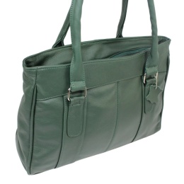 Elegancka I Praktyczna Torebka Skórzana MAGRE (PL) SONIA Skóra Naturalna CIEMNY ZIELONY 