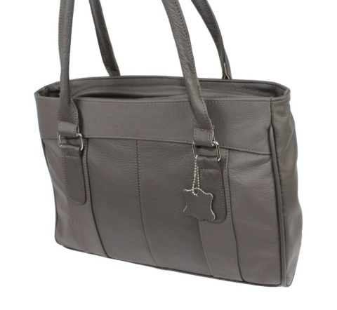 Elegancka I Praktyczna Torebka Skórzana MAGRE (PL) SONIA Skóra Naturalna CZEKOLADOWY Matowy