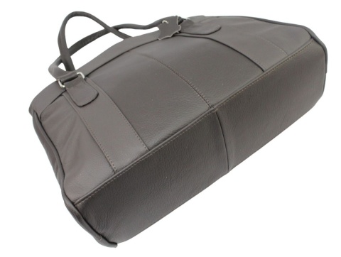 Elegancka I Praktyczna Torebka Skórzana MAGRE (PL) SONIA Skóra Naturalna CZEKOLADOWY Matowy