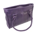 Elegancka I Praktyczna Torebka Skórzana MAGRE (PL) SONIA Skóra Naturalna FIOLETOWY Gładka