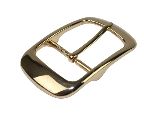 Klamra Bezniklowa Antyalergiczna Do Paska Damskiego Skórzanego Elegancka 40 mm ZŁOTA KD40