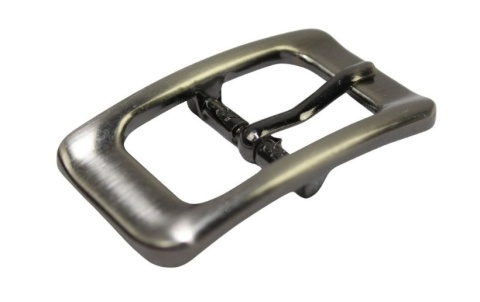 Klamra Bezniklowa Do Paska Damskiego Skórzanego 20 mm Srebrna KD20