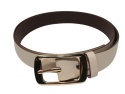 Pasek Damski Skórzany Arucce (PL) Skóra Licowa EXTRA 30 mm CAPPUCINO Złota Klamra 