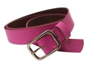 Pasek Damski Skórzany Gładki COMPLEX (PL) 30 mm CIEMNA FUKSJA Szerokość Standardowa