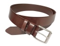 Pasek Skórzany Arucce (PL) Skóra Licowa EXTRA 40 mm CZEKOLADOWY Klamra z Rolką