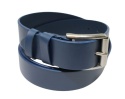 Pasek Skórzany Arucce (PL) Skóra Licowa EXTRA 40 mm GRANATOWY Klamra z Rolką