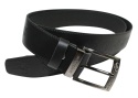 Pasek Skórzany COMPLEX (PL) Tłoczony Napis "SCORPION" Skóra Naturalna EXTRA DW 40 mm CZARNY