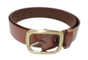Pasek Skórzany Damski Arucce (PL) Skóra Naturalna EXTRA Gładki 40 mm  MLECZNA CZEKOLADA Miedziana Klamra