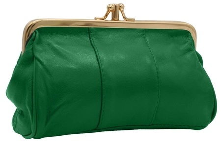 Sakiewka Uniwersalna Klamerka Polska Galanteria (PL) Skóra Naturalna Duża K09 14 x 10 x 6 [cm]