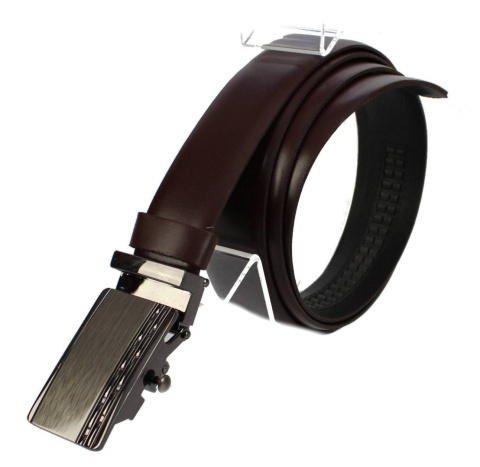 Wizytowy Pasek Skórzany 30 mm BEZ KLAMRY Dla Pełnej Klamry AUTOMAT/ZĄBEK Garnitur Skórzana Część CZEKOLADOWY PAZ30 gładki