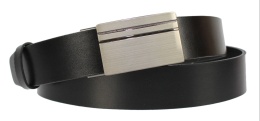 Wizytowy Pasek Skórzany 35 mm BEZ KLAMRY Dla Pełnej Klamry AUTOMAT/SAMOZACISK Garnitur KOLOR PASZ35/ CZARNY