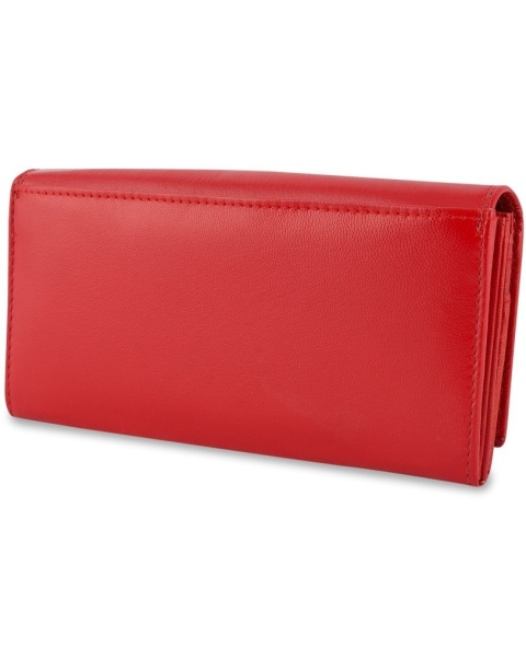 Damski Skórzany Portfel BELTIMORE Klapka Na Bilon Długi Skóra Licowa Solidny W Eleganckim Pudełku RIFD BTM042 17,5 x 9,5 [cm]