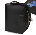 Damski Skórzany Portfel BELTIMORE Z Suwakiem I Klamrą Skóra Licowa Eleganckie Pudełko RFID BTML53 CZERWONY 10,5 x 10 x 3,5 [cm]
