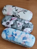 Eleganckie Etui Uniwersalne Na Okulary Polska Galanteria (PL) Twarde Praktyczne 16 x 6,5 x 3,5 cm Motyw KWIATY