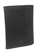 Etui Na Karty Dokumenty Cavaldi Duże Pionowe Trzy Części Skóra Włoska Ekologiczn F18-PAL50 CZARNY 13 x 10 x 1,5 [cm]