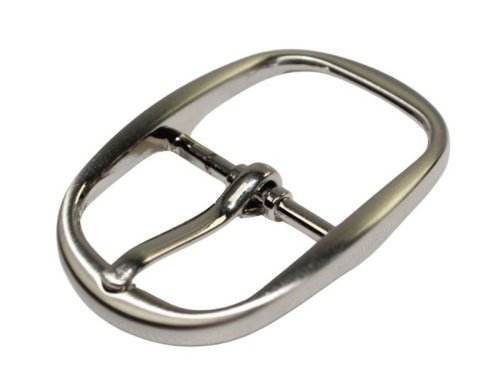 Klamra Bezniklowa Antyalergiczna Do Paska Damskiego Skórzanego Elegancka 30 mm SREBRNA KD30