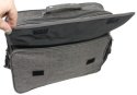 Torba Męska Materiałowa Peterson (PL) Pozioma Duża PTN-R-6528 CZARNY 40 x 30 x 16 [cm]