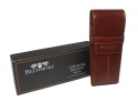 Eleganckie Etui Na Długopisy BELTIMORE Skóra Naturalna Licowa BRĄZOWE J03 17 x 7 x 2 [cm]