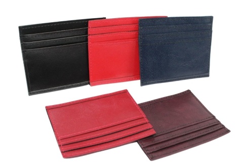 Etui Na Karty Dokumenty HARO (PL) Małe Pojedyńcze Kompaktowe Wizytownik Skóra Włoska 10 x 8 [cm]
