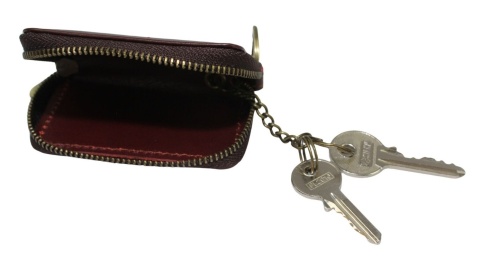 Etui Na Klucze Wild Skóra Naturalna Metalowy Suwak 030 8,5 x 5,5 x 2 [cm]
