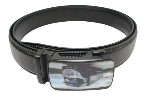 Pasek Skórzany MASSILIANO SERGIO 35 mm AUTOMAT MECHANIZM ZĄBKOWY KLAMRA CIEŻARÓWKA MERCEDES Skóra Naturalna EXTRA CZARNY