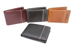 Portfel Skórzany WILD Skóra Licowa Mały Poziomy Bez Zapięcia Ze Skrzydełkiem Na karty MINI 32B 10 x 7,5 x 2  [cm]