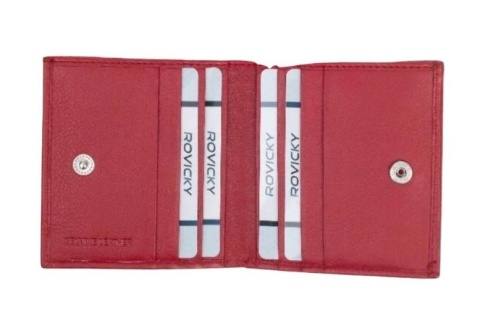 Portfel Uniwersalny KOMIN Rovicky (PL) Skóra Licowa R-23-26-LFN BEŻOWY 9 x 10 x 2 [cm]