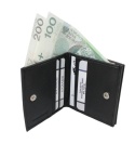 Portfel Uniwersalny KOMIN Rovicky (PL) Skóra Licowa R-23-26-LFN CZARNY 9 x 10 x 2 [cm]
