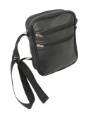Torba Męska Średnia KUBUŚ Antoszczyk (PL) Skóra Naturalna CZARNA 21 x 17 x 5 [cm]