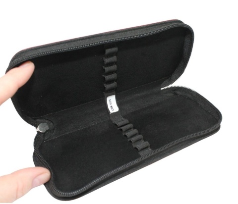 Wytrzymałe Skórzane Etui Na Długopisy I Pióra BELTIMORE (PL) Skóra Naturalna Licowa J05 20 x 8 x 3 [cm]