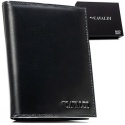 Etui Na Karty Dokumenty Cavaldi Duże Pionowe Skóra Naturalna z Miejscem Na Bilon I Gotówkę RFID N379 CZARNY 12,5 x 10 x 2 [cm]