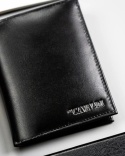 Etui Na Karty Dokumenty Cavaldi Duże Pionowe Skóra Naturalna z Miejscem Na Bilon I Gotówkę RFID N379 CZARNY 12,5 x 10 x 2 [cm]