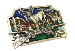Klamra Bezniklowa Do Paska Sprzączka Pełna Blaszka Z Bolczykiem 40 mm Metalowa Solidna KBOL40/111 