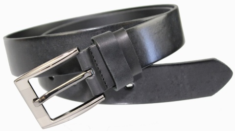 Pasek Skórzany ARUCCE (PL) Skóra Licowa EXTRA 40 mm CZARNY CLASSIC