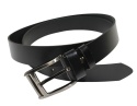 Pasek Skórzany ARUCCE (PL) Skóra Licowa EXTRA 40 mm Klamra Ramkowa "PLATE BUCKLE" CZARNY CLASSIC