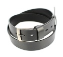 Pasek Skórzany Bez Klamry Arucce (PL) Skóra Naturalna GŁADKI 40 mm CZARNY