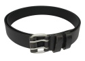 Pasek Skórzany Męski Peterson (PL) PTN LTE-39 40 mm Skóra Naturalna Licowa Klamra Z Rolką CZARNY