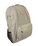 Praktyczny Plecak Materiałowy BAG STREET 2212 ECRU  42 x 32 x 13cm 