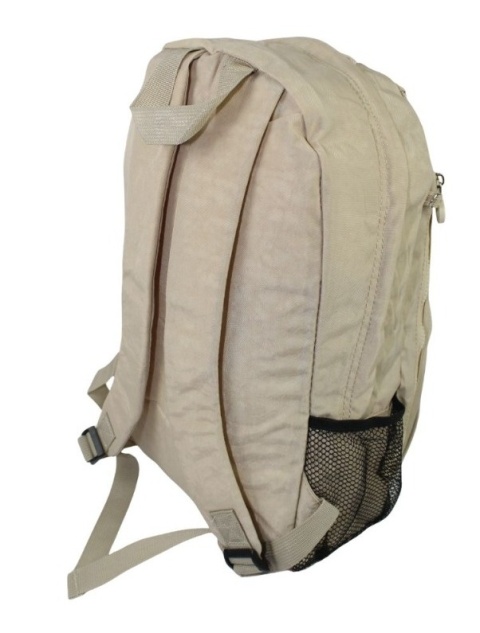 Praktyczny Plecak Materiałowy BAG STREET 2212 ECRU  42 x 32 x 13cm 