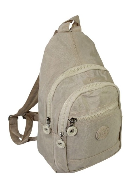 Praktyczny Plecak Materiałowy BAG STREET 2257 ECRU 35 x 21 x 12 [cm]