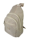 Praktyczny Plecak Materiałowy BAG STREET 2257 ECRU 35 x 21 x 12 [cm]
