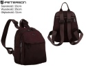 Sportowy Praktyczny I Wygodny Plecak Peterson CPY-07 Z Poliestru CIEMNY-BURGUND 25 x 23 x 12 [cm]