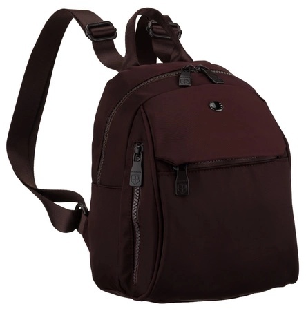 Sportowy Praktyczny I Wygodny Plecak Peterson CPY-07 Z Poliestru CIEMNY-BURGUND 25 x 23 x 12 [cm]