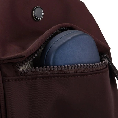 Sportowy Praktyczny I Wygodny Plecak Peterson CPY-07 Z Poliestru CIEMNY-BURGUND 25 x 23 x 12 [cm]