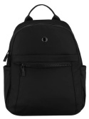 Sportowy Praktyczny I Wygodny Plecak Peterson CPY-09 Z Poliestru CZARNY 32 x 27 x 12 [cm]