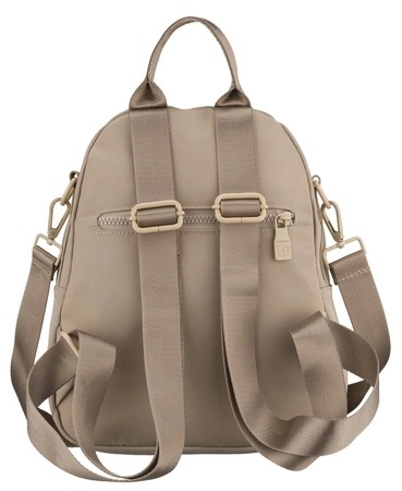Sportowy Praktyczny I Wygodny Plecak Peterson CPY-08 Z Poliestru ECRU 28 x 25 x 12 [cm]